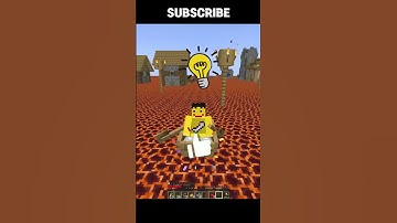 Minecraft But, The World Is Magma Block 😥 #shorts