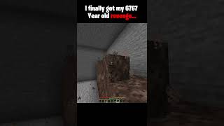 I finally got my 6969 Year old revenge 💀 #minecraft #shorts #minecraftshorts