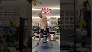 201.8 lbs Raptor!  219.6 bodyweight.  #grip #gripstrength #armlifting #superseries