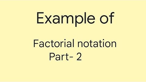 example of factorial notation unit 1 in numerical analysis for MSC mathematic