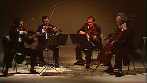 Borodin Quartet play Shostakovich String Quartet no. 8 - video 1984