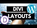 Utiliser des layouts divi gratuitsmodles de page wordpress