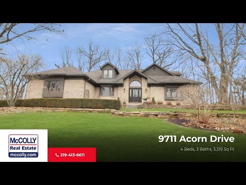 9711 Acorn Drive, St John, IN home video tour