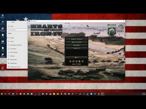 HOI4 Movable Window Mode Fix (Not guaranteed for all, just found this out so yea)