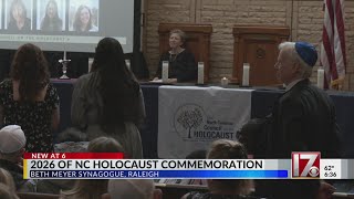 NC Holocaust Commemoration held at Raleigh synagogue