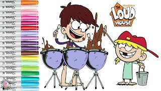 The Loud House Coloring Book Page Luna Loud Lana Loud Lynn Loud | SPRiNKLED DONUTS