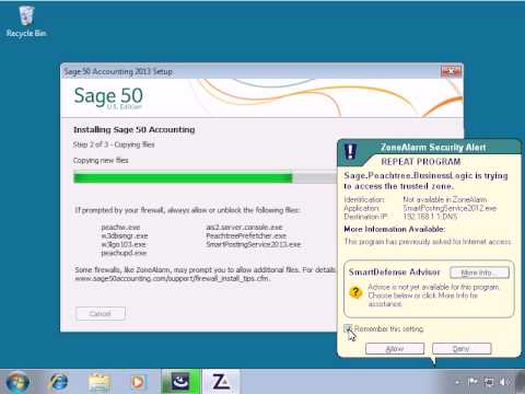 Install Sage 50 on a New Server Tutorial