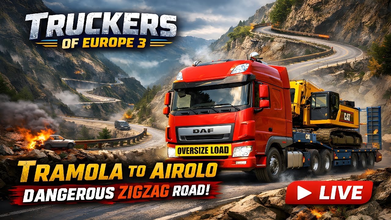 TRUCKERS OF EUROPE 3 LIVE GAMEPLAY 🔴 | Ultra Realistic Driving #TOE3​ #Live​ #Shorts