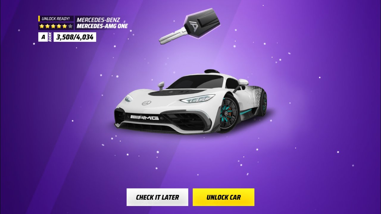I SPENT NEARLY $700 WORTH OF TOKENS TO UNLOCK AND 5 STAR THE MERCEDES AMG ONE| Asphalt Legends Unite