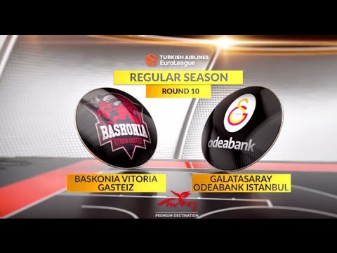 Highlights: Baskonia Vitoria Gasteiz-Galatasaray Odeabank Istanbul