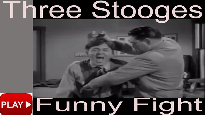 Three stooges funny fight - Shemp verses Terry Har...