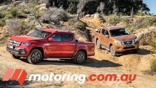 2018 Mercedes-Benz X-Class 250d Progressive v Nissan Navara ST-X Comparison | motoring.com.au