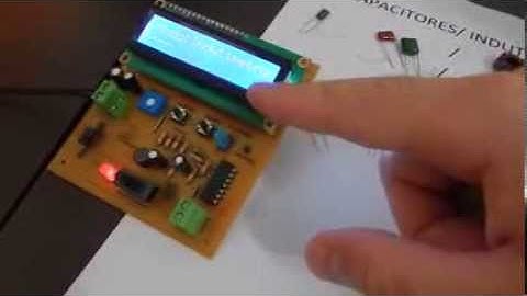 Capacimetro, indutimetro e frequencioemtro