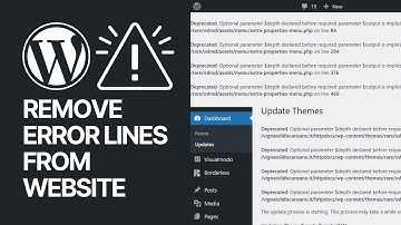 Remove Error Lines From Website Header: How To Disable WordPress Debug ❌