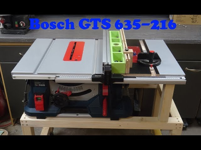 Bosch GTS 635-216 Fräsplatte eingebaut (beschreibung) 