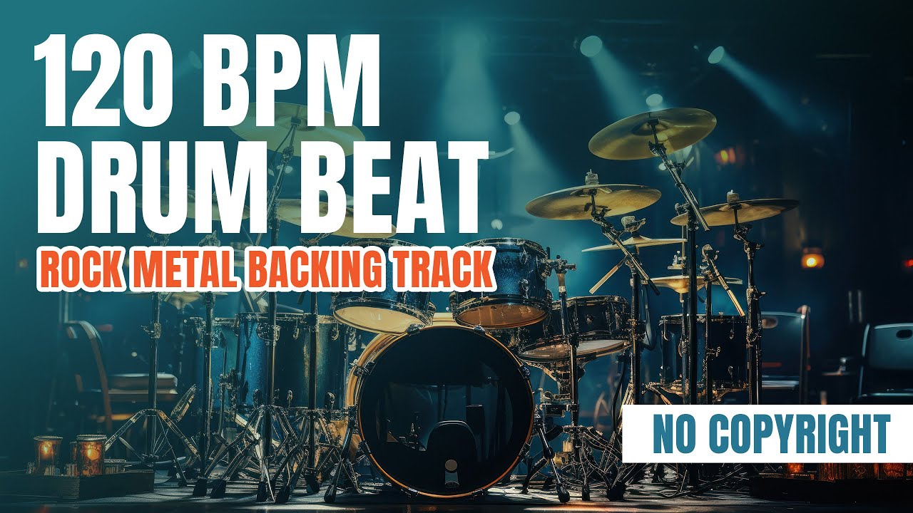 120 BPM Drum Beat | Rock Metal Backing Track Loop - YouTube
