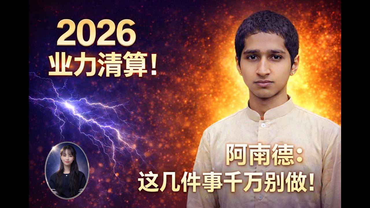 阿南德2026最新預言解析：集體業力風暴來襲！普通人如何修補福報逆襲保命！