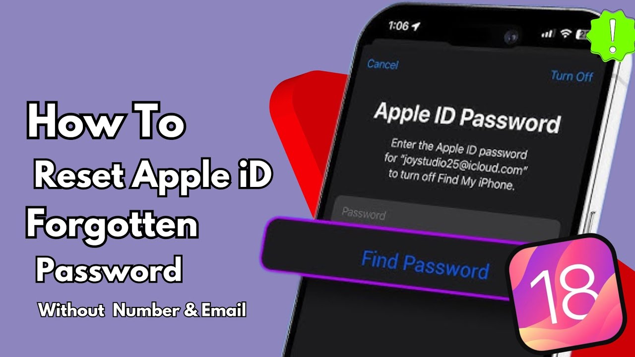 (IOS 18) Reset Apple iD Password iF You Forgot iT! How To Reset Apple ...