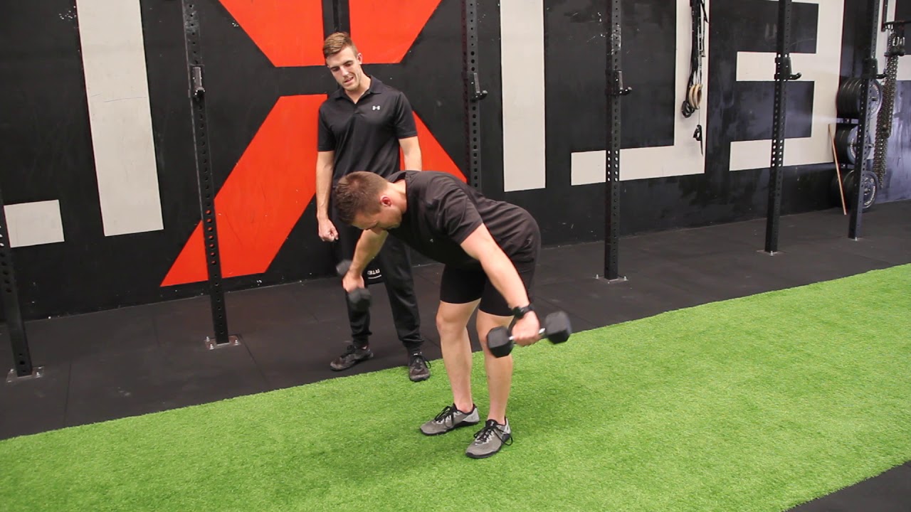 DB Bent Over Rear Delt Fly - YouTube
