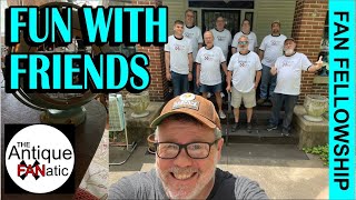 Chill Vibes and Vintage Fans: A Nostalgic Gathering with Friends!!!  Lots of Rare Antiques!!!
