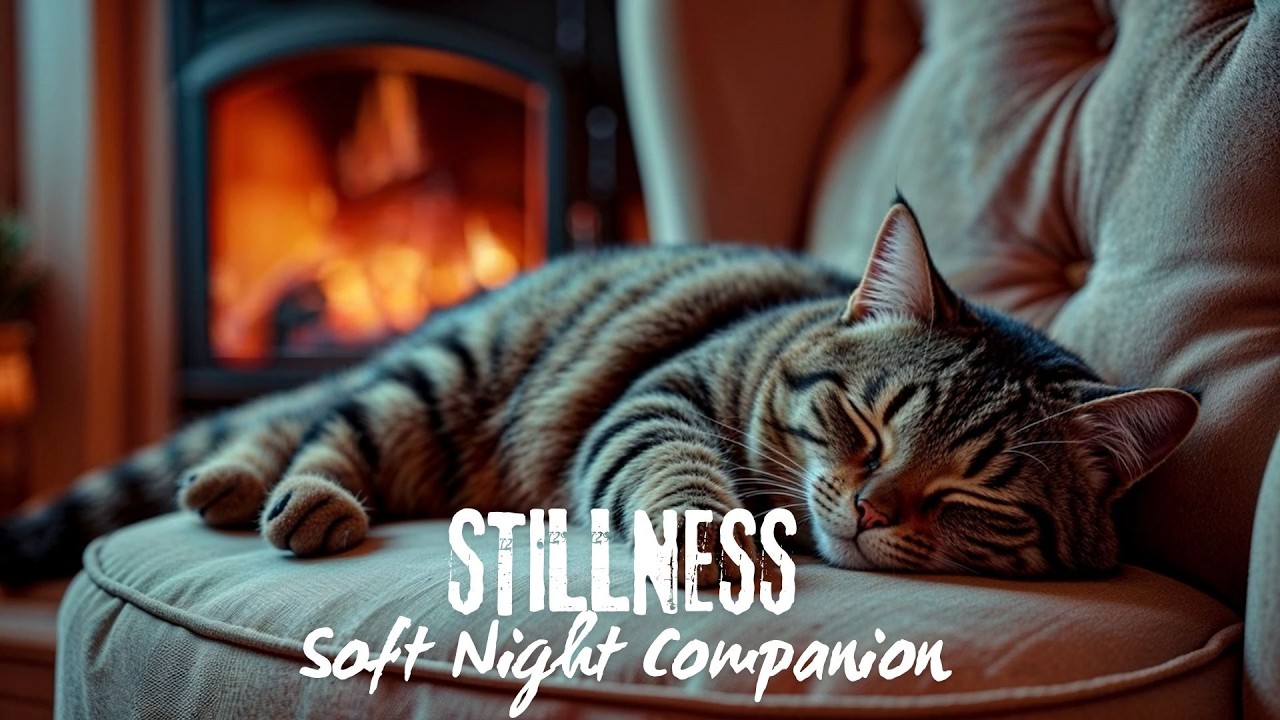 Ambient Frames | Soft Night Companion – Fireplace Ambience