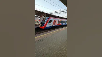 Электропоезд МЦД Иволга Станция Подольск