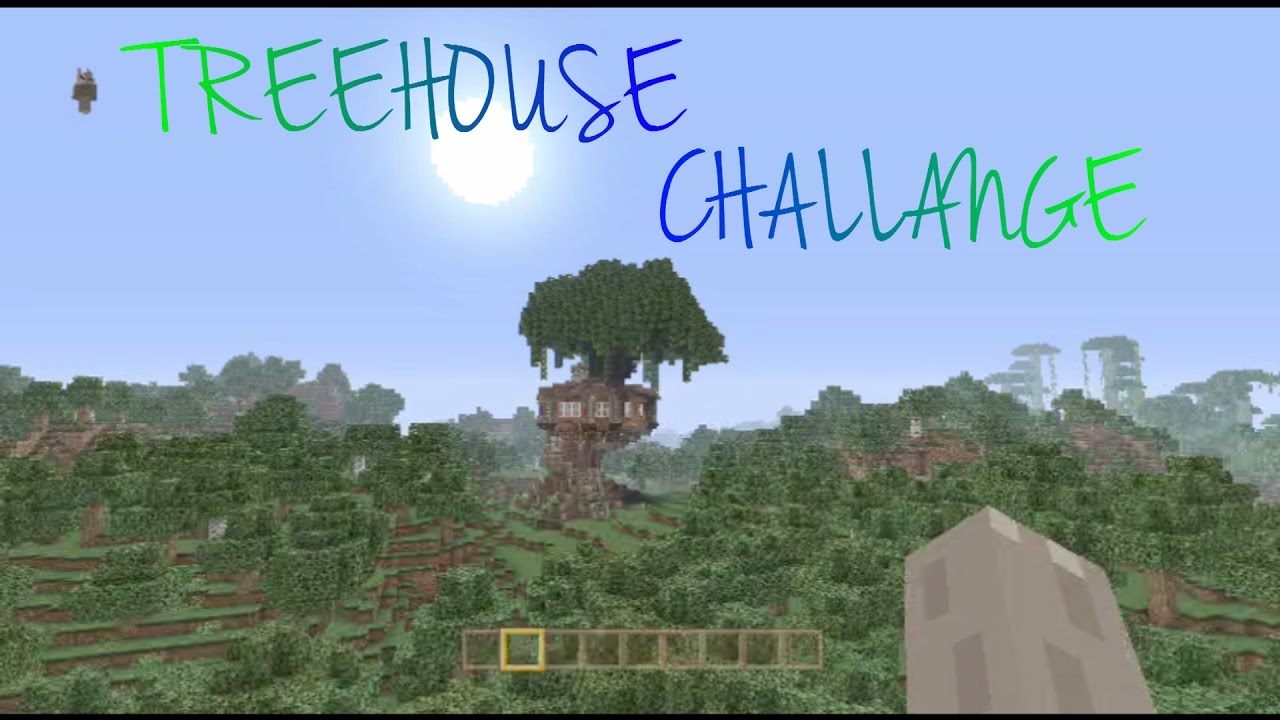 Minecraft - A challenge for Avomance! - Treehouse - YouTube