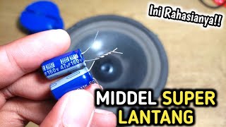 Modal Rp.1000 !!! Membuat crossover pasif middle super lantang bahan mudah di dapat