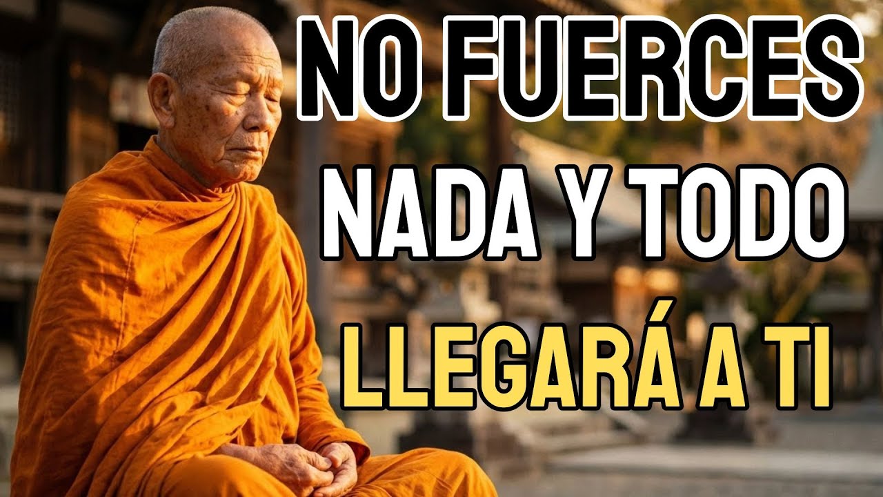 ¿QUÉ PASA CUANDO DEJAS DE FORZAR Y DEJAS QUE LA VIDA SIGA SU CURSO NATURAL? | BUDISMO