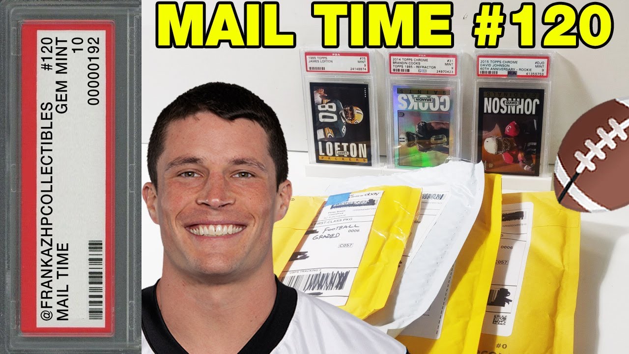 MAIL TIME 120 - FOOTBALL - 5 PSA Graded & 1 Raw - All for PC (1983-2013)