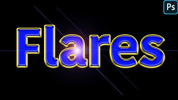 How to Add/Apply lens flare effect in photoshop! Changing lens flare color