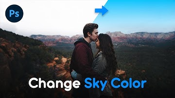 How to Change White Sky To Blue in Photoshop | Photoshop Tutorial