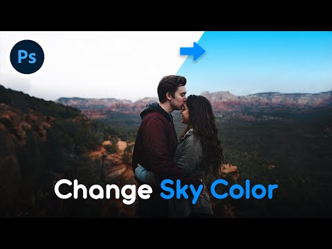 How to Change White Sky To Blue in Photoshop | Photoshop Tutorial