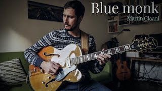 Video thumbnail of "Blue Monk (blues en Bb) + Free TAB"