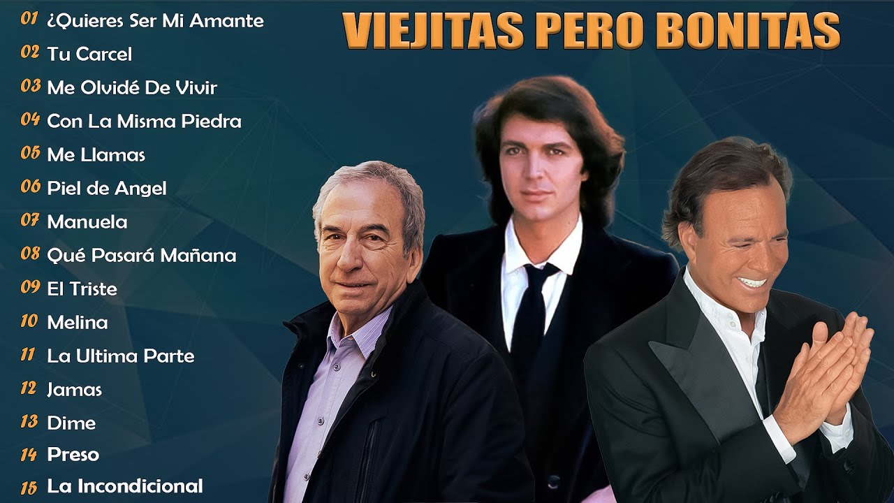 Camilo Sesto, Julio Iglesias, Perales, Marco Antonio Solís Mix Exitos 🎶 Musica Balada Romantica