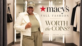 I Checked Macy’s Fall Fashion… Is Anything Worth the Coins? | Plus Size Try-On (Sort of)