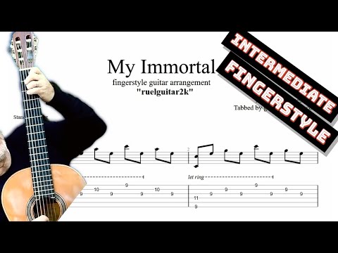 My Immortal TAB - fingerstyle guitar tabs (PDF + Guitar Pro)