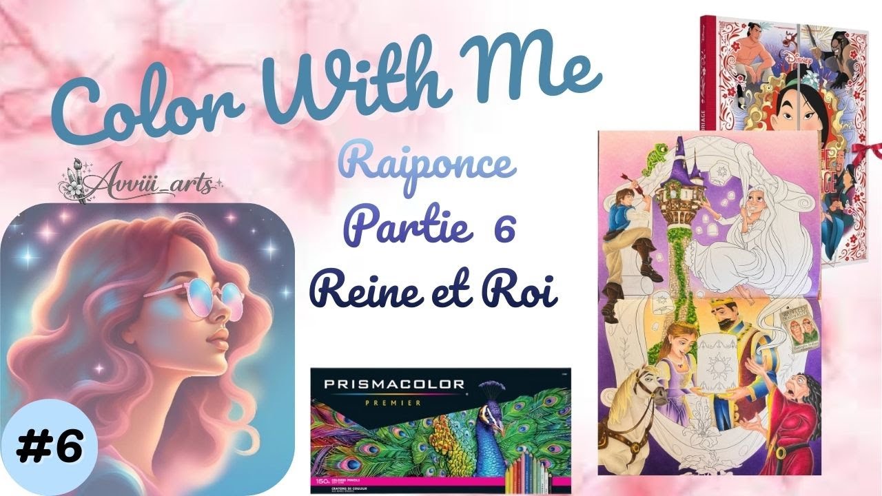 Color With Me Raiponce partie #6