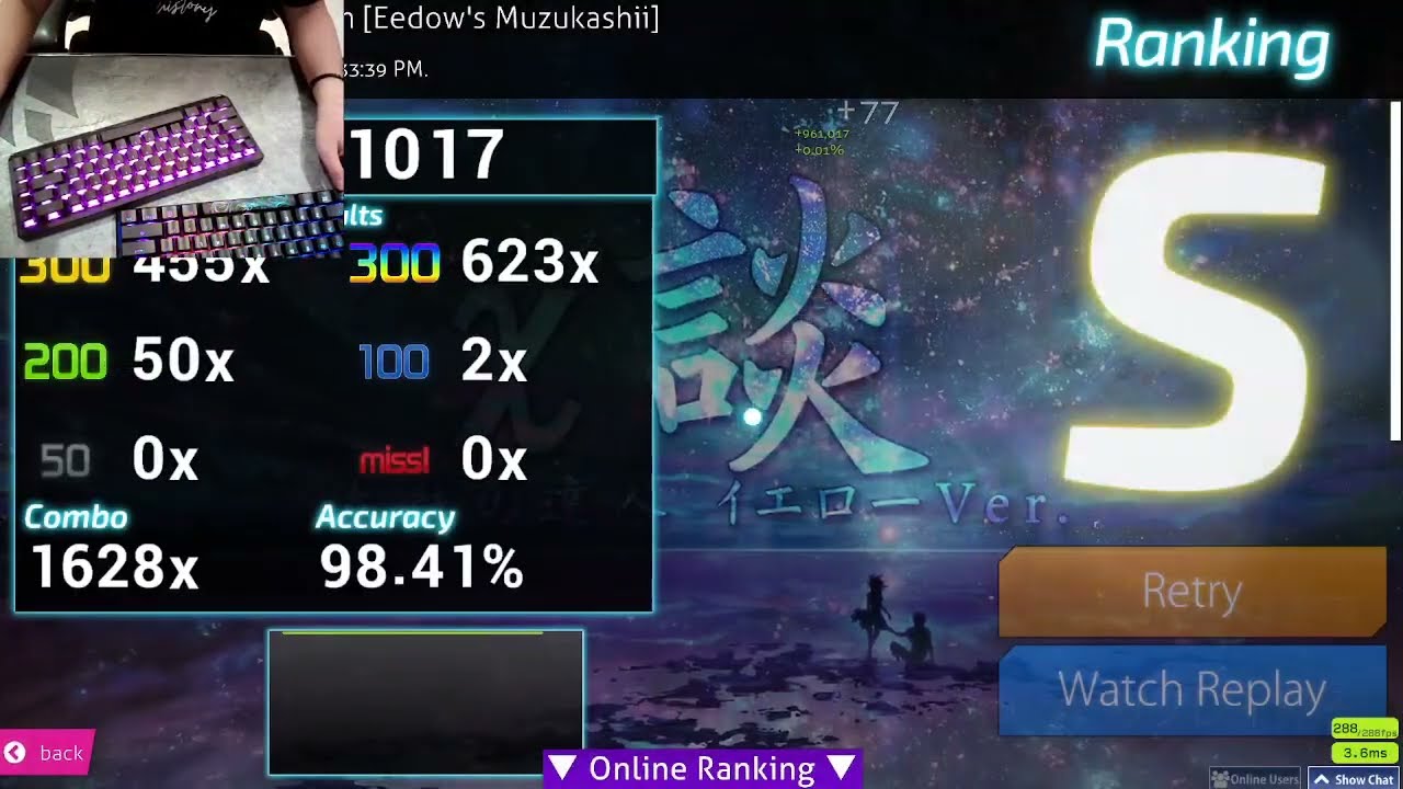 osu mania but with two keyboards