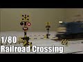 踏切　自動踏切 HOゲージ 電車【鉄道模型】　HO scale Model Railroad Crossing