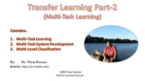 Transfer Learning Part-2 (Multi-Task Learning)