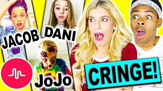 REACTING AND RATING CRINGY MUSICAL.LY'S!