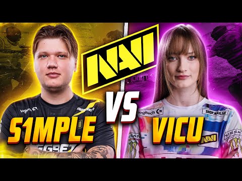 NAVI s1mple vs NAVI vicu | 1v1 on AWP INDIA