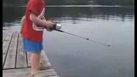 Boy Catches Fish In Record Time   Funny Videos