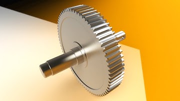 How to Model a Speed Reducer | Output Gear Shaft | SOLIDWORKS