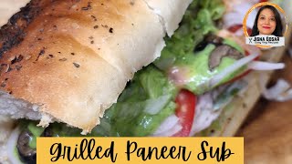 Grilled Paneer Subway Sandwich | Grilled Paneer sub | Grilled Paneer @JignaGosar