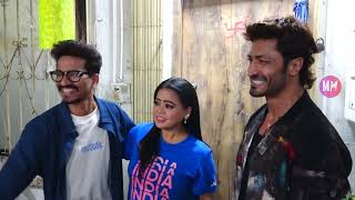 Vidyut Jammwal Spotted Today During The Podcast Shoot With The Ever Entertaining Bharti Singh