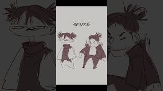 Brothers!?😆 #jujutsukaisen #yuji #choso #fanart #funny #shorts #fyp