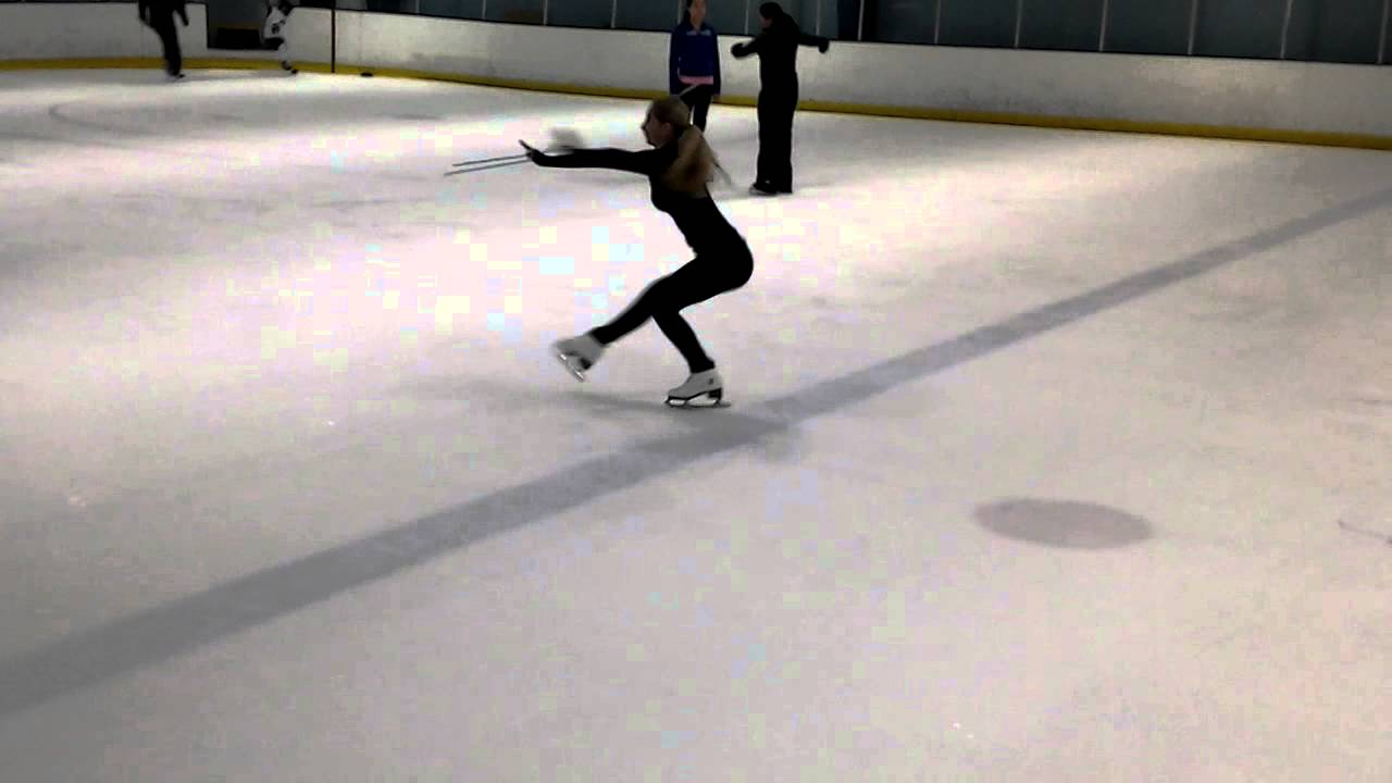 Figure Skating sit spin with ICE BEAR YouTube