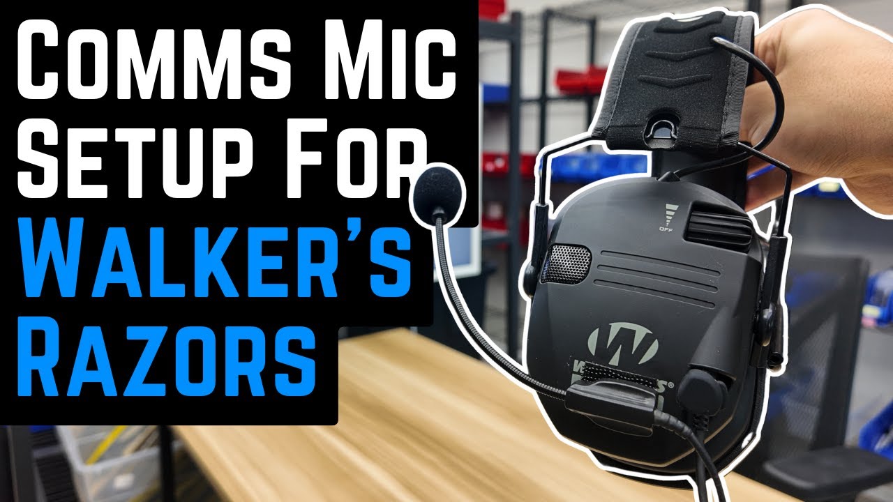 Walker Razor Comms Kit Comms Mic Setup for Walker's Razors - YouTube